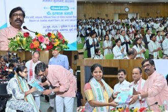 मुख्यमंत्री हेमंत सोरेन ने चिकित्सा पदाधिकारियों को सौंपा नियुक्ति पत्र, कहा-जनता को आपसे बड़ी उम्मीदें हैं, सेवा ही सबसे बड़ा धर्म