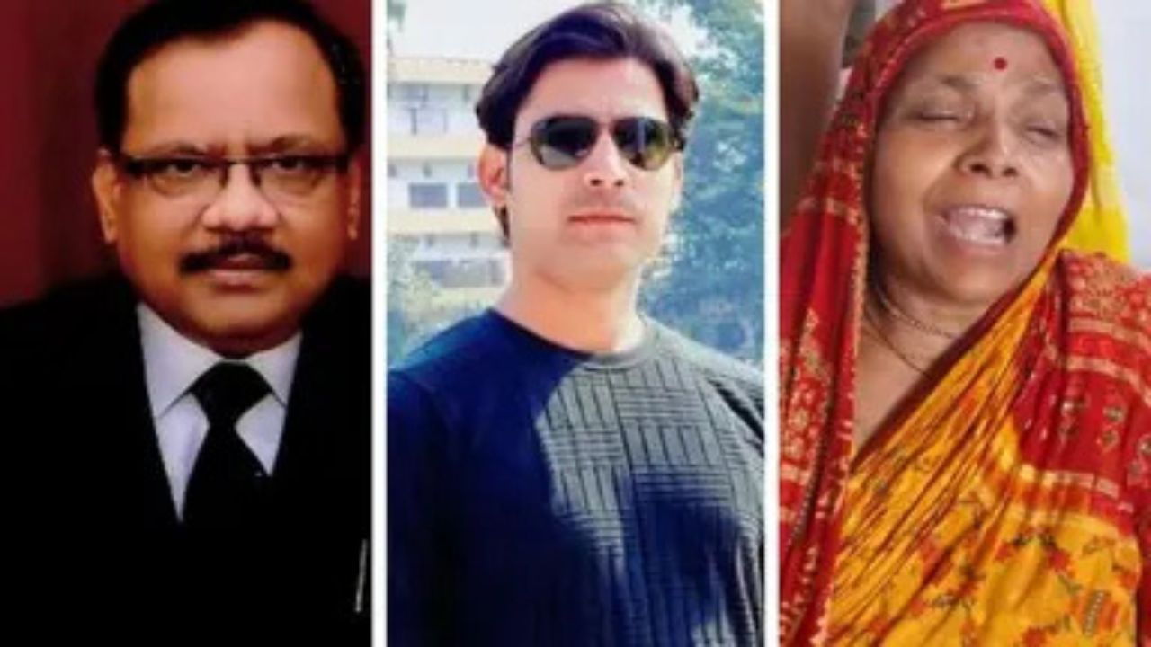 भरत तिवारी की मां से मिलकर बोले न्यायिक जांच आयोग के अध्यक्ष, आपके दर्द को समझता हूं, रिटायर्ड जज विनोद कुमार ने मुठभेड़ वाली जगह देखी