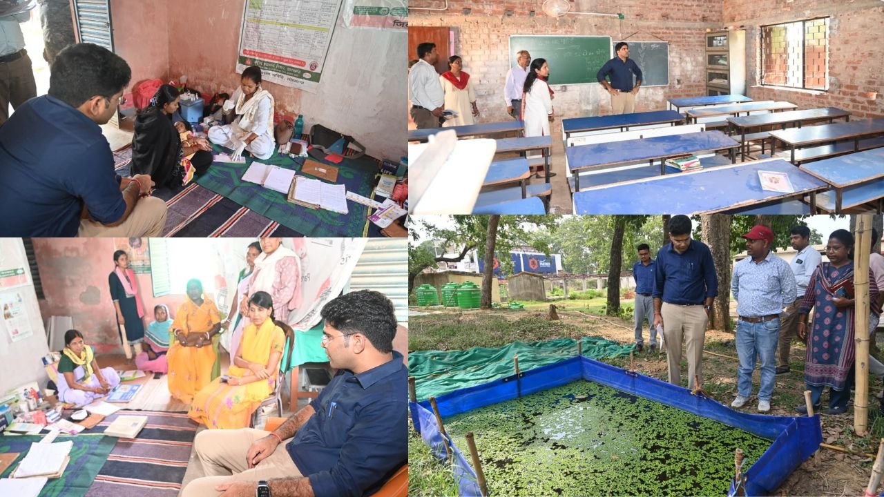 लोहरदगा के कुडू में कृषक पाठशाला, अस्पताल, कस्तूरबा विद्यालय और आंगनबाड़ी केंद्र का उपायुक्त ने किया निरीक्षण, कहा- सुविधाओं में लापरवाही बर्दाश्त नहीं, हर व्यवस्था को बनाएं मॉडल