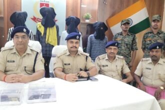 चतरा में बड़ी लूट की साजिश नाकाम, चार अंतरराज्यीय अपराधी हथियारों के साथ गिरफ्तार