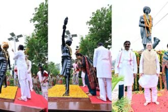 बिरसा मुंडा के पुण्यतिथि पर समाधि स्थल पहुंचे राज्यपाल संतोष गंगवार और मुख्यमंत्री हेमंत सोरेन, धरती आबा के बलिदान को किया याद