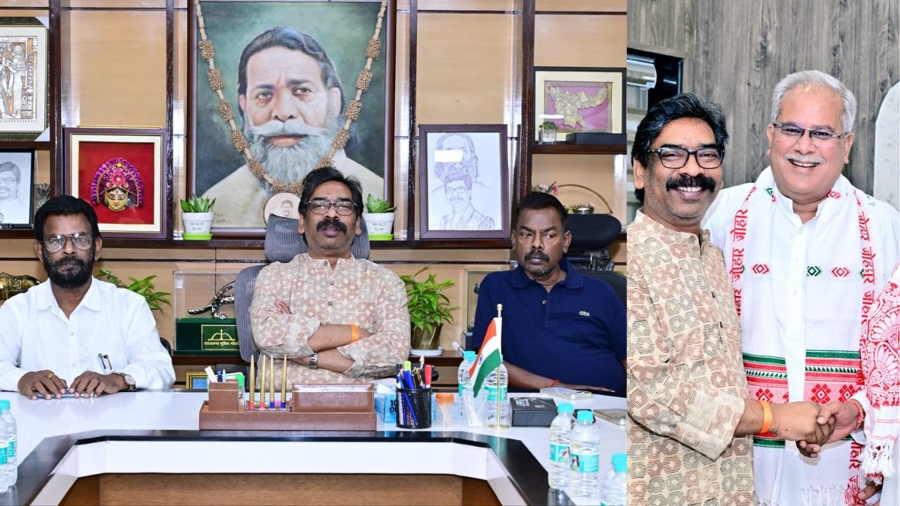 JMM और कांग्रेस एक-एक सीट पर लड़ेगी चुनाव, हेमंत सोरेन और भुपेश बघेल की मुलाकात में बन गई बात