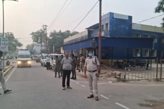 मुजफ्फरपुर में कुख्यात अपराधी और पुलिस के बीच मुठभेड़, प्रॉपर्टी डीलर हत्याकांड के आरोपी बदमाश को लगी गोली