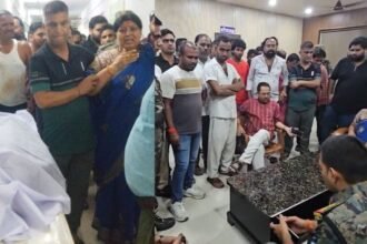 कोडरमा विधायक के चालक की जमीन विवाद में हत्या, मृतक राजकुमार का शव देखकर फूट-फूट कर रोई नीरा यादव