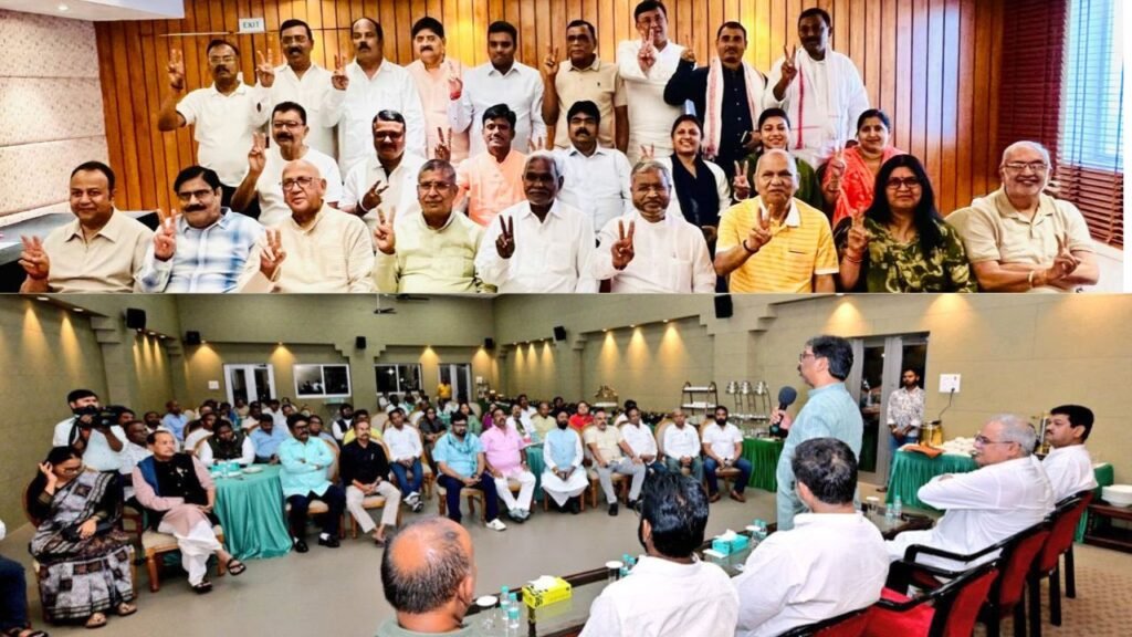 JMM के वोट से बैद्यनाथ राम की जीत तय, दूसरी सीट पर प्रणव-परिमल में मुकाबला, बस से विधानसभा पहुंचेंगे NDA विधायक, कमरा नंबर-42 में फैसला