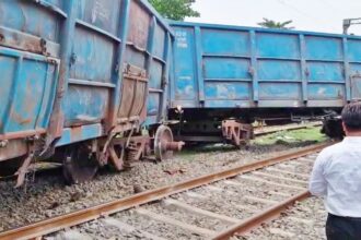 नालंदा के हिलसा में मालगाड़ी की 4 बोगियां बेपटरी, कई ट्रेनें प्रभावित