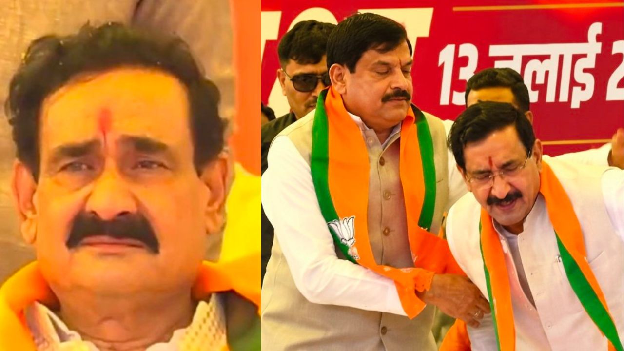 Datia By-Election: मंच पर छलके नरोत्तम मिश्रा के आंसू! मुख्यमंत्री मोहन यादव ने थामा हाथ