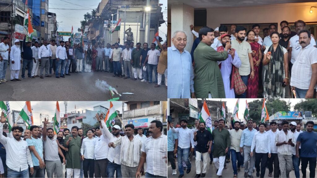 केंद्रीय शिक्षा मंत्री धर्मेंद्र प्रधान के इस्तीफे पर लोहरदगा कांग्रेस का जश्न, मिठाई बांटी और पटाखे फोड़े, बोले- युवाओं के संघर्ष की हुई जीत