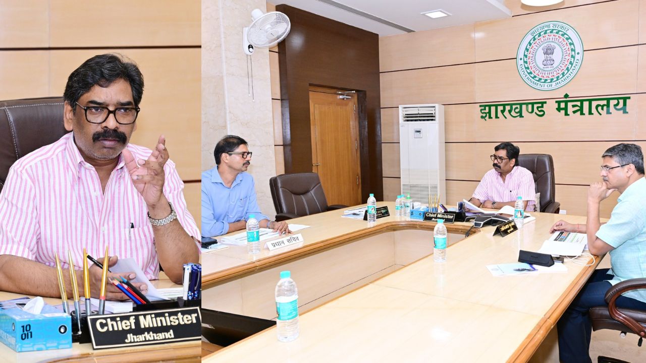 मुख्यमंत्री हेमंत सोरेन ने की पथ निर्माण विभाग की समीक्षा बैठक, राज्य के सभी सड़कों का जियो टैगिंग कराने को निर्देश