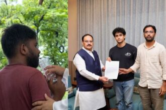 अभिजीत दिपके ने अपनी भूख हड़ताल खत्म की,CJP डेलिगेशन ने केंद्रीय मंत्री जेपी नड्डा को ज्ञापन सौंपा, संसद भवन के सामने प्रदर्शनकारियों पर दागे गए आंसू गैस के गोले