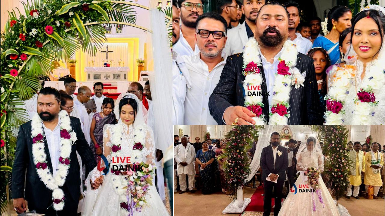सांसद विजय हांसदा और सुप्रिया मुर्मू की शादी, रांची में जुटे राजनीति जगत के दिग्गज