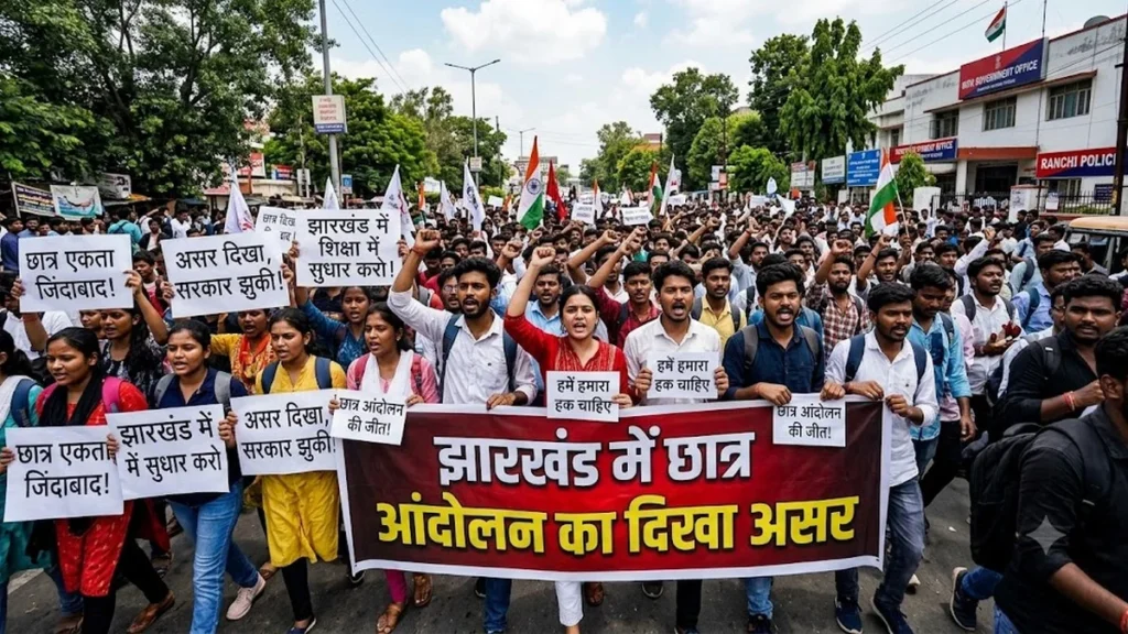 झारखंड में छात्रों का आंदोलनः सरकार ने मानी 98 प्रतिशत मांगें, CBI जांच की मांग पर अड़े छात्र