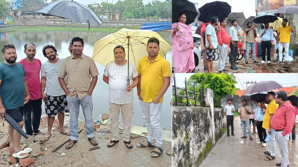 लोहरदगा के ठाकुराइन तालाब से बदलेगा शहर की तस्वीर, संवरेगा आस्था और सैर-सपाटे का ठिकाना,नगर परिषद अध्यक्ष-कार्यपालक पदाधिकारी ने किया शुभारंभ