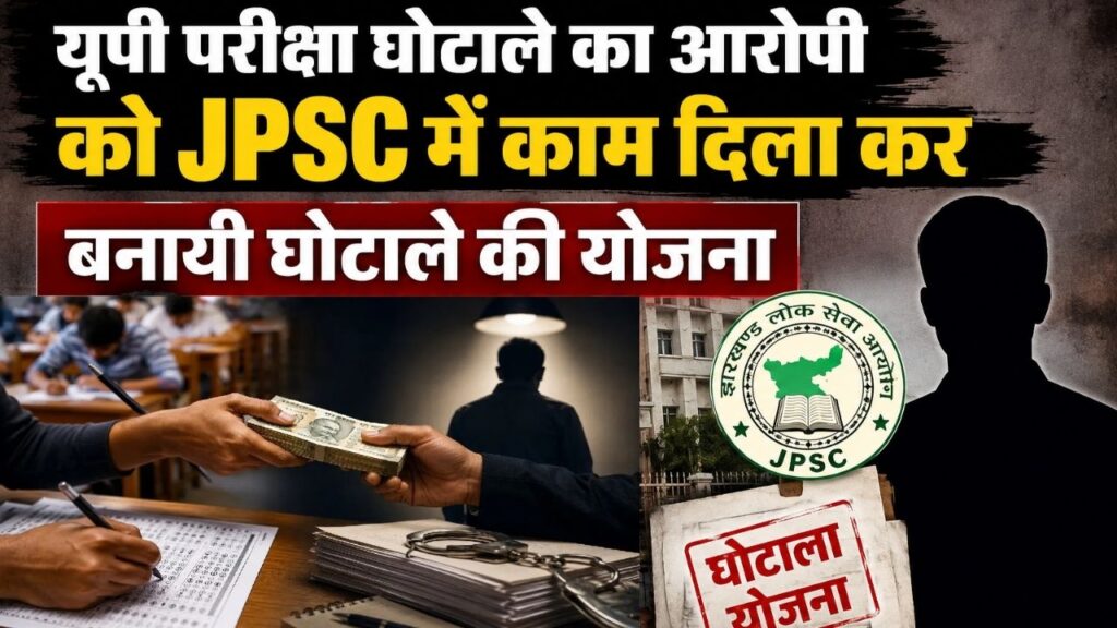 यूपी परीक्षा घोटाले का आरोपी को JPSC में काम दिला कर बनायी घोटाले की योजना, गिरफ्तार उस्मान ने TDPL निदेशक पर लगाया आरोप