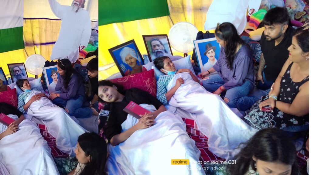 ग्रेटर त्रिवेणी पब्लिक स्कूल की निदेशक जाह्नवी सिंह ने JPSC अभ्यर्थियों के आंदोलन को दिया नैतिक समर्थन