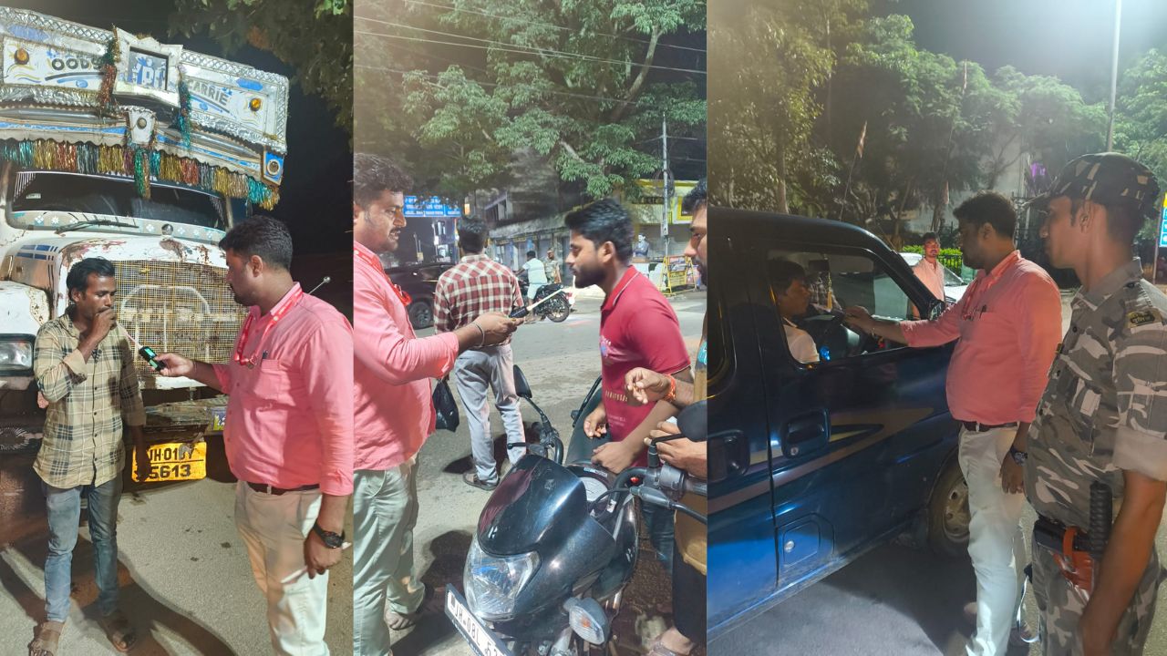 लोहरदगा में चला सघन ड्रिंक एंड ड्राइव एवं वाहन जांच अभियान, लगभग 100 वाहनों की जांच, नियम उल्लंघन करने वालों पर हुई कार्रवाई