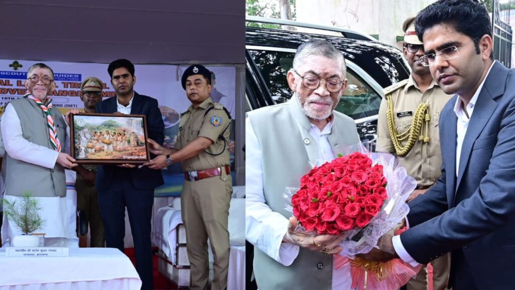 विश्व आदिवासी दिवस के अवसर पर राज्यपाल संतोष गंगवार पहुंचे लोहरदगा, राष्ट्रीय जनजातीय समागम को किया संबोधित