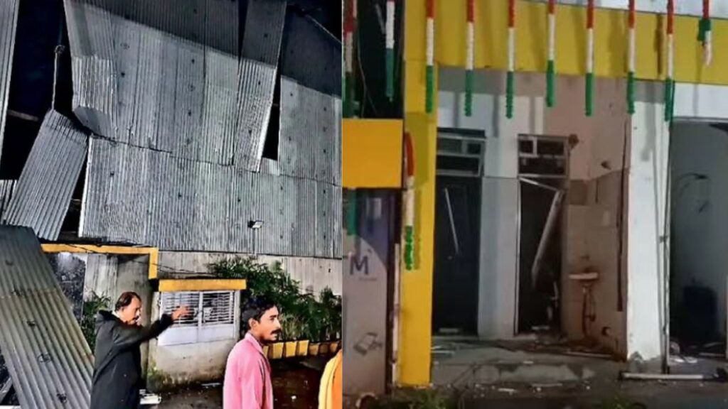 रांची के कोकर में पेट्रोल पंप परिसर में विस्फोट, धमाके के साथ आग की लपटें भी दिखीं
