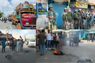 झारखंड बंद का लोहरदगा में व्यापक असर, छात्रों और भाजपा नेताओं ने किया प्रदर्शन, जाम से सड़कों के दोनों ओर वाहनों की लगी लंबी कतार