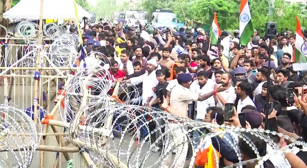 विधानसभा घेराव मामले में दर्ज हुई FIR, 100 नामजद और 500 अज्ञात बनाए गए आरोपी