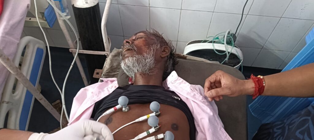 लोहरदगा के नगजुआ स्टेशन पर ट्रेन की चपेट में आने से वृद्ध की मौत