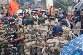 रांची में CM हाउस के पास ABVP कार्यकर्ताओं की पुलिस से झड़प,JPSC-JSSC परीक्षा रद करने की मांग,हिरासत में चार प्रदर्शनकारी