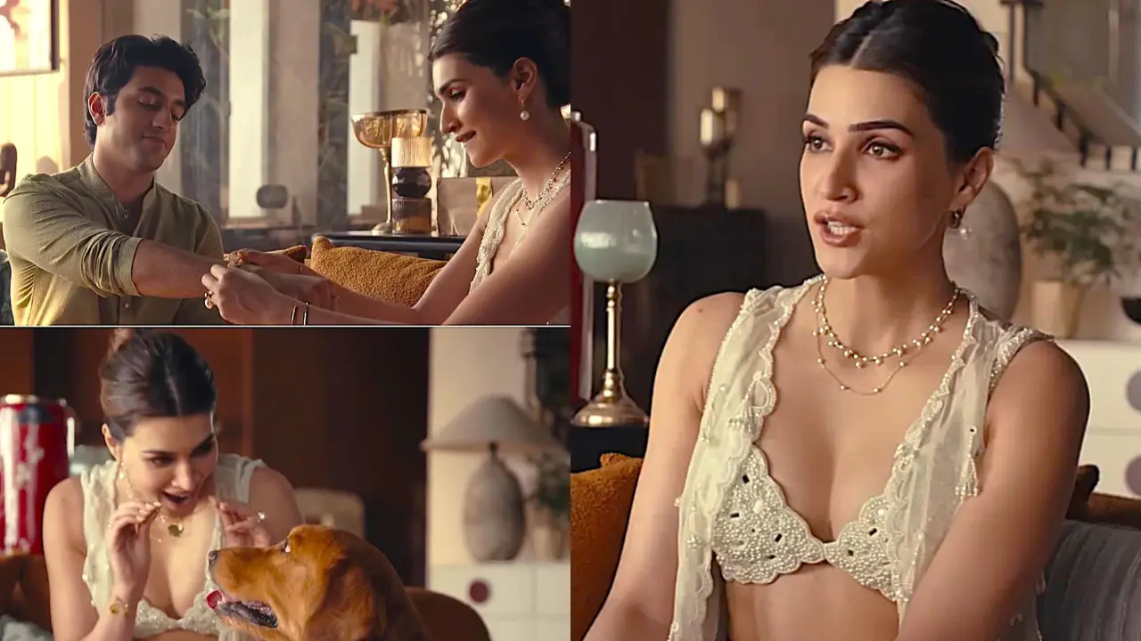 Raksha Bandhan के विज्ञापन में ब्रालेट ब्रा पहनकर बैठी Kriti Sanon, सोशल मीडिया पर हुई ट्रोल 1 krirk 1787394110462 d