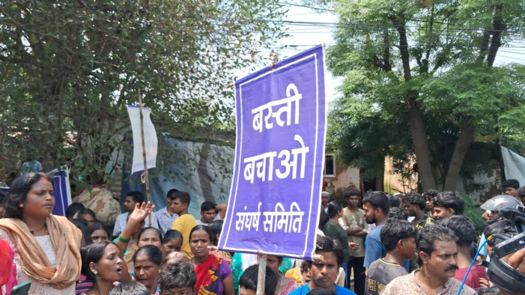 Opposition to the removal of encroachments from HEC land in Ranchi