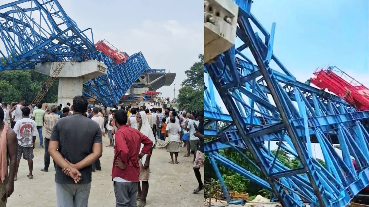 बिहार में बड़ा हादसा, निर्माणाधीन पुल का भारी लॉन्चर गिरा, 7 कर्मचारी घायल