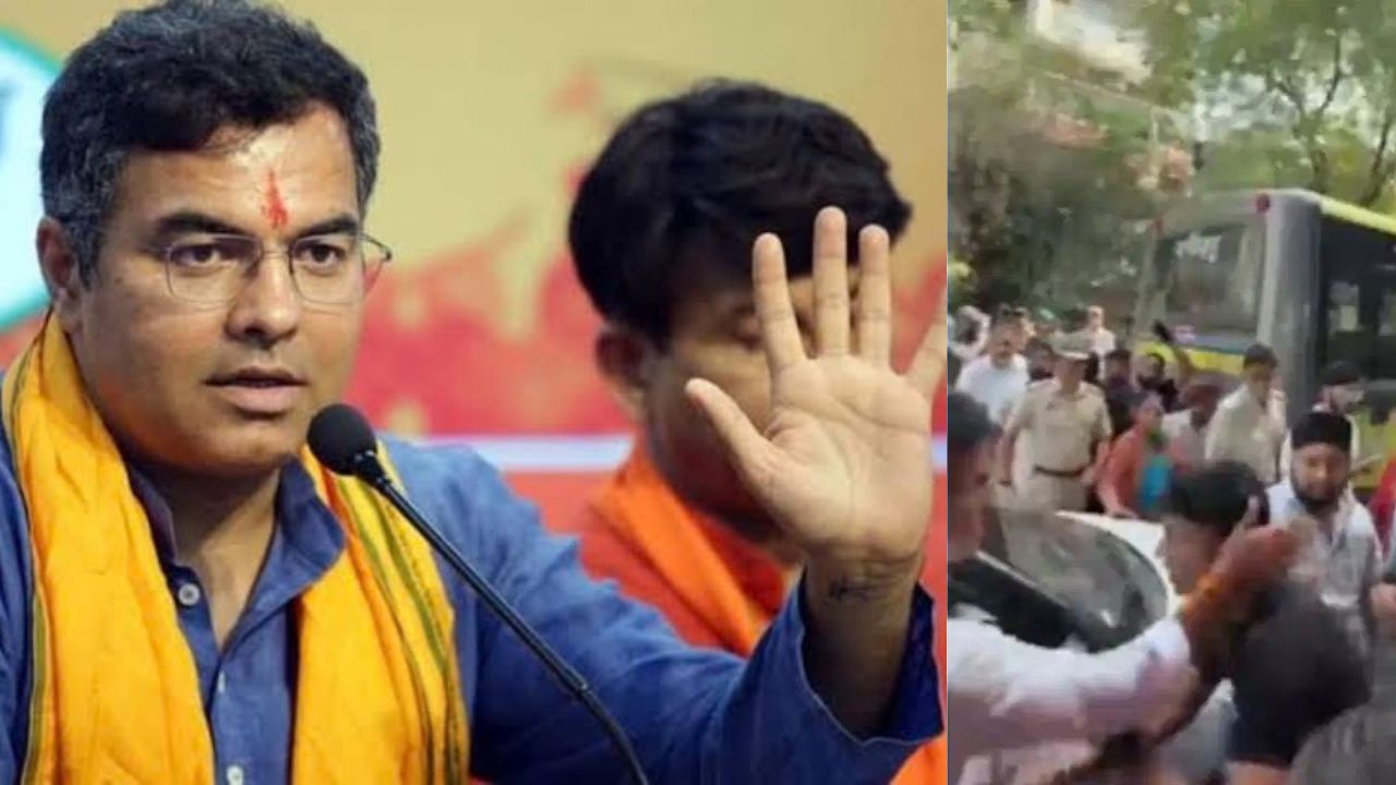 दिल्ली सरकार के PWD मंत्री प्रवेश वर्मा ने युवक को मारी थप्पड़, खराब सड़क को लेकर बना रहा था वीडियो