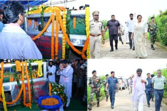 मुख्यमंत्री हेमंत सोरेन और कल्पना सोरेन दिवंगत मंत्री सुदिव्य सोनू को दी श्रद्धांजलि, गिरिडीह में राजकीय सम्मान के साथ होगी अंतिम संस्कार