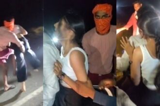 जमुई में युवक के साथ पकड़ी गई युवती के साथ सरेआम बदसलूकी, उठाकर जंगल में ले जाने का प्रयास, वीडियो सोशल मीडिया पर वायरल