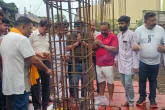 लोहरदगा में अब आकार लेगा श्रीराम दरबार, नींव ढलाई के साथ निर्माण ने पकड़ी रफ्तार, वैदिक मंत्रोच्चार के बीच हुआ पूजन