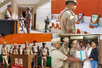लोहरदगा में पुलिस स्मरण दिवस पर वीर जवानों को दी गई श्रद्धांजलि, SP ने कहा- जवानों का बलिदान देश सेवा की देता है प्रेरणा