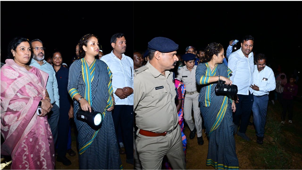कल्पना सोरेन का गिरिडीह दौरा, छठ घाटों का किया निरीक्षण, जनता दरबार लगाया, बच्चों के साथ खेला बैडमिंटन 1 Untitled design 3 9
