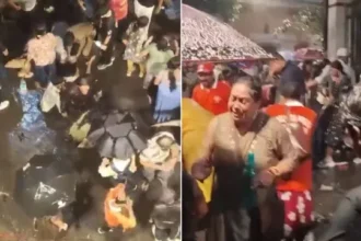 कोलकाता के चोरबगान में दुर्गा पूजा पंडाल ढ़हने से भगदड़, कई घायल