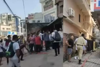 रांची के हिनू स्थित HDFC बैंक की इमारत में भीषण आग, ऊपरी हिस्से से उठीं लपटें, मची अफरा-तफरी